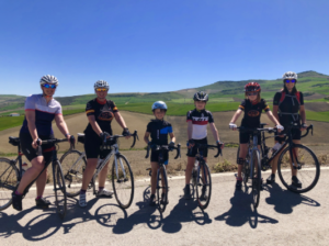 familia bicicleta
